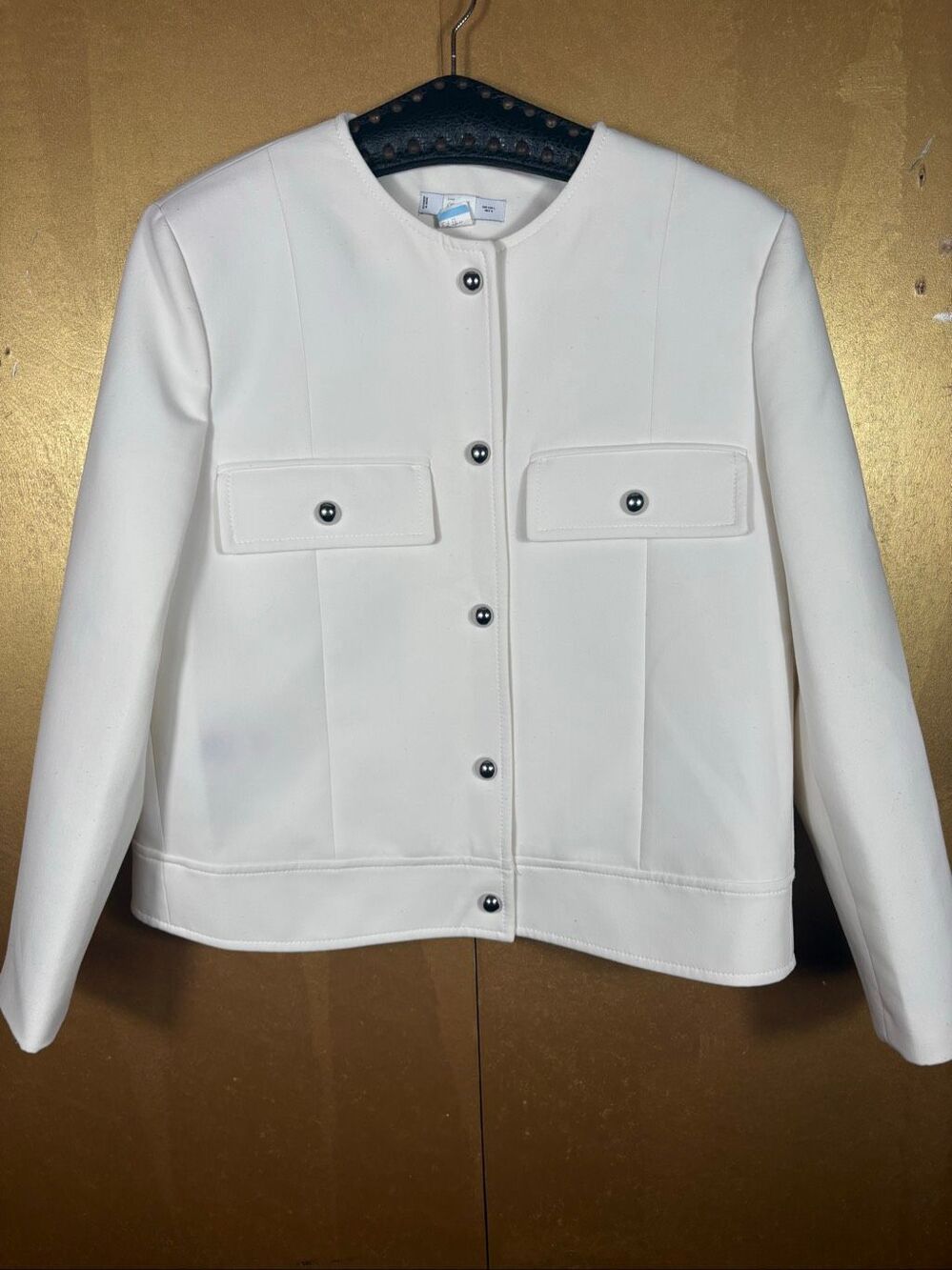Mango button down blazer jacket with pockets size L